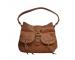 Vintage Brown Buffalo Hunter Leather Shoulder Women Antique Style Purse Bag